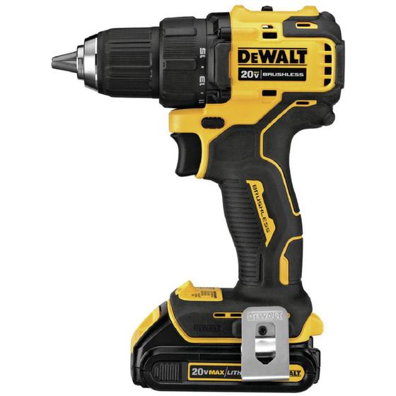 Imagem de Kit Furadeira Paraf Brushless Atomic 20V Max Dewalt Dcd708D2