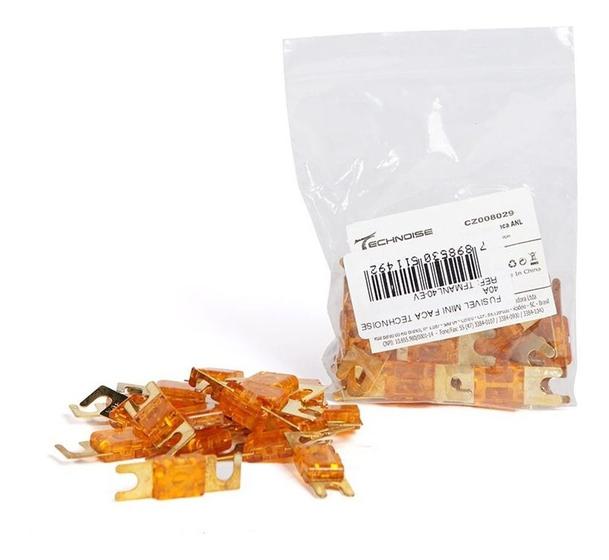 Imagem de Kit Fusível Mini Faca Technoise Mini ANL 40A (Pacote com 10 Peças)