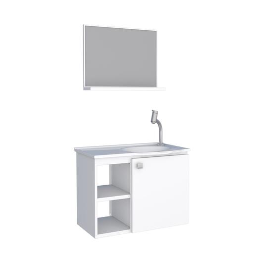 KIT Gabinete ACEROLA em aço p/ Banheiro COZIMAX - Branco Menor preço em KIT Gabinete ACEROLA em aço p/ Banheiro COZIMAX - Branco