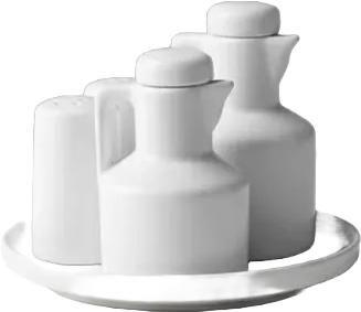 kit galheteiro 5 peças porcelana