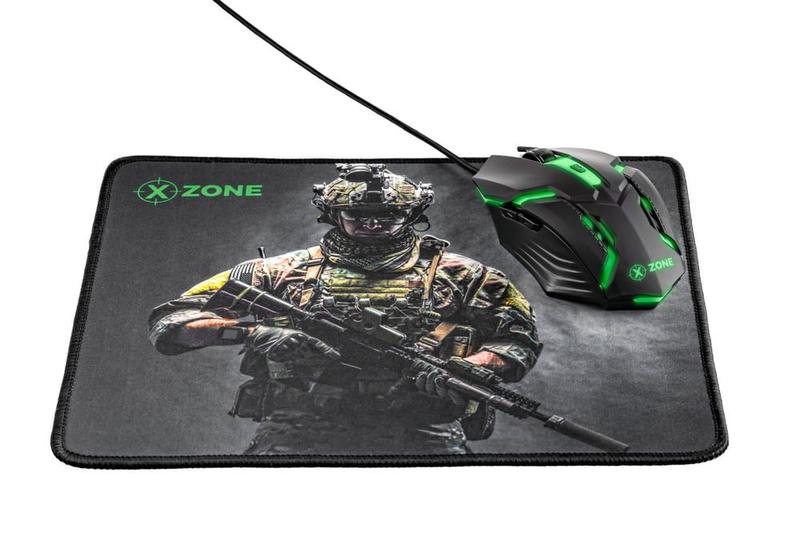 Imagem de Kit Gamer 2 em 1 Mouse e Mousepad Xzone - GTC-03