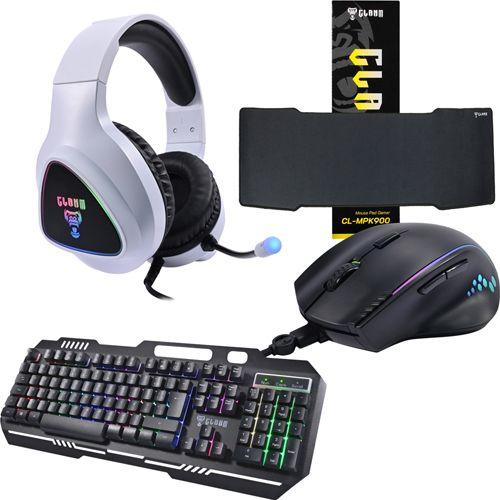 Imagem de Kit Gamer Com Teclado Mouse Headset Mouse Pad SET007