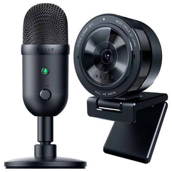 Kit Gamer Razer Streaming Starter Kit Kiyo X, Seiren Mini Bundle,US Target Packaging - RZ88-03450100-B3U1 Menor preço em Kit Gamer Razer Streaming Starter Kit Kiyo X, Seiren Mini Bundle,US Target Packaging - RZ88-03450100-B3U1