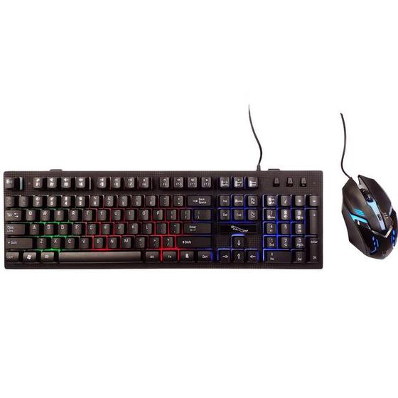 Imagem de Kit Gamer Teclado e Mouse 1600 Dpi com Iluminação de Led - BSN