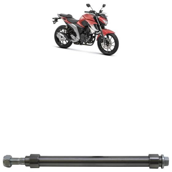 Imagem de Kit Garfo Traseiro YS 250 Fazer 2018 A 2023 Bucha Rolamento Parafuso Porca 6 Peças