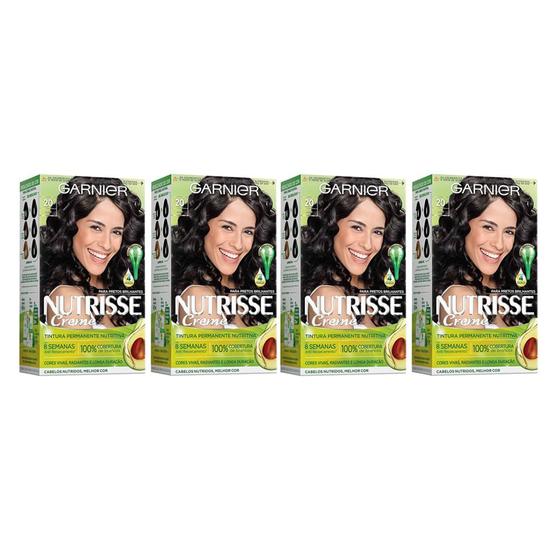 Imagem de Kit Garnier Nutrisse - Coloração 20 Preto