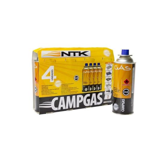 Kit Gás para Fogareiro e Maçaricos Campgas 4 Unidades Menor preço em Kit Gás para Fogareiro e Maçaricos Campgas 4 Unidades