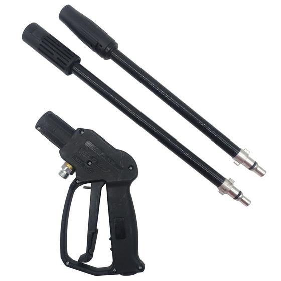 Imagem de Kit Gatilho com Extensor Baioneta e Lança Bico Leque para Lavajato Tekna HLX1401V