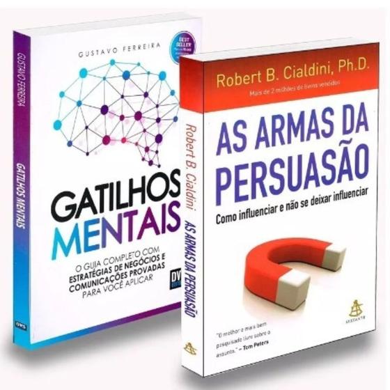 Kit Gatilhos Mentais As Armas da Persuasão - Dvs Imagem de Kit Gatilhos Mentais As Armas da Persuasão