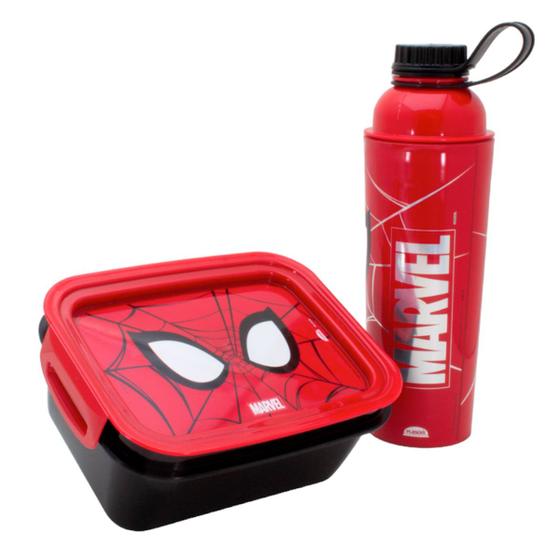 Imagem de Kit Geek Presente Garrafa 660ml e Pote Marmita Hermética 850ml