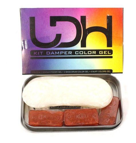 Imagem de Kit Gel Abafador de Bateria Damper Color Gel LDH Luen Estojo Lata 98256