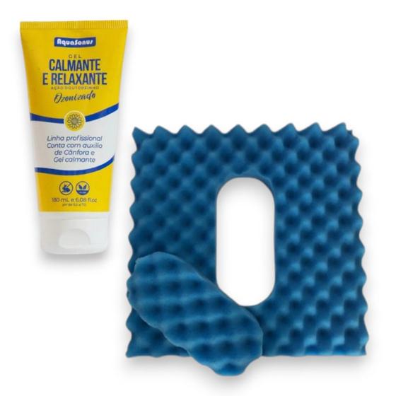 Imagem de Kit Gel De Ozônio Aquasonus e Almofada Com Orifício GLC