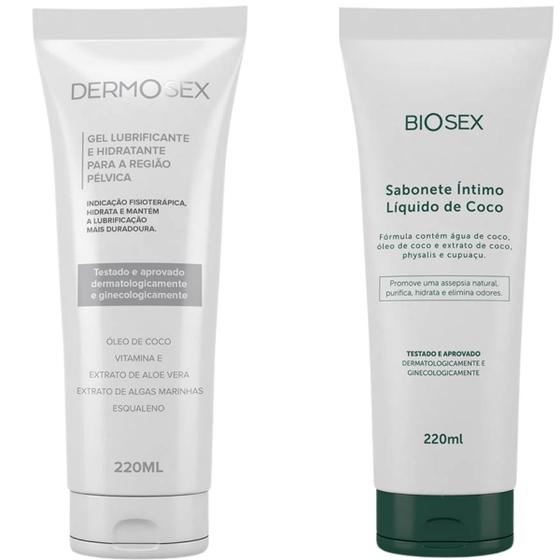 Imagem de Kit Gel Lubrificante Dermosex e Sabonete Liquido Biosex