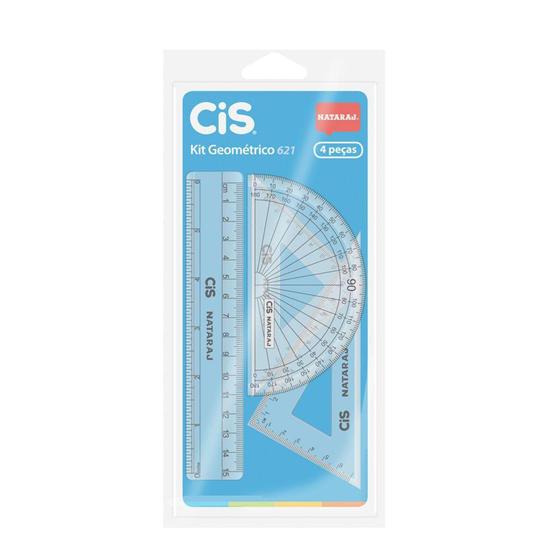 Imagem de Kit Geometrico Nataraj Bl Com 4 Pcs Cis 47.5100 - Sertic