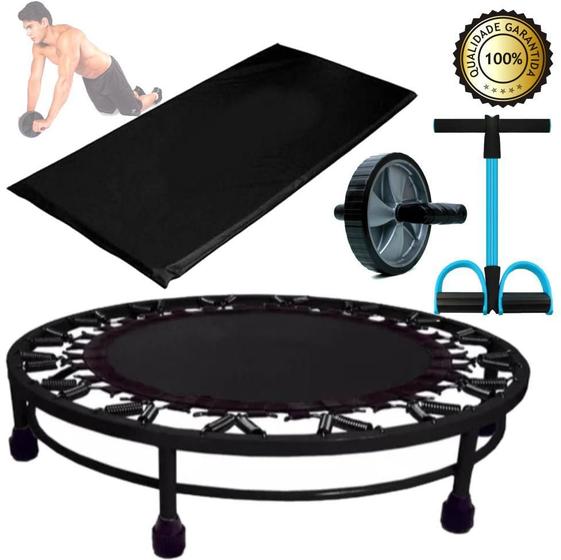 Imagem de Kit Ginástica Jump+Roda+Colchonete+Extensor