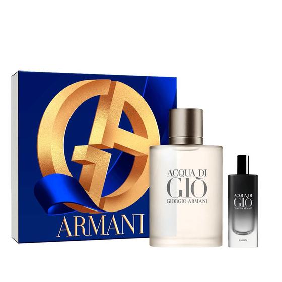 Imagem de Kit Giorgio Armani Acqua Di Gio - Perfume Masculino Eau de Toilette 100ml + Parfum 15ml