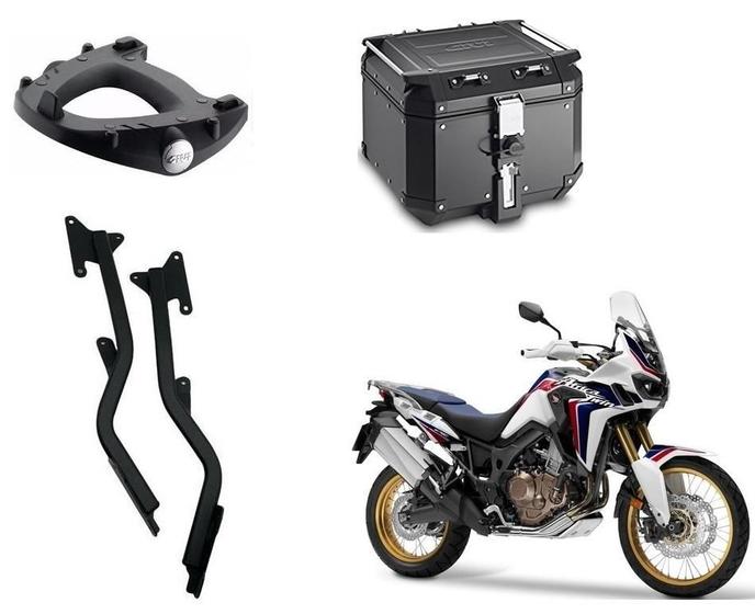 Imagem de Kit Givi Bau Obkn42B+Base+Suporte 1179F Africa Twin 1100 21+