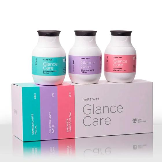 Imagem de Kit Glace Care Demaquilante + Gel Facial + Sabonete Líquido