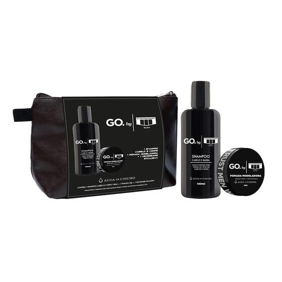 Imagem de kit Go Man Camaro Black (2 produtos + necessaire)