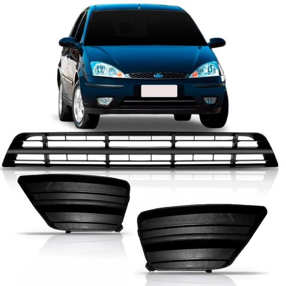 Imagem de Kit Grades Ford Focus 2004 2005 06grade Inferior + Laterais