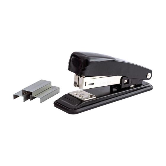 Imagem de Kit Grampeador Metal 11,5Cm + 1000 Grampos