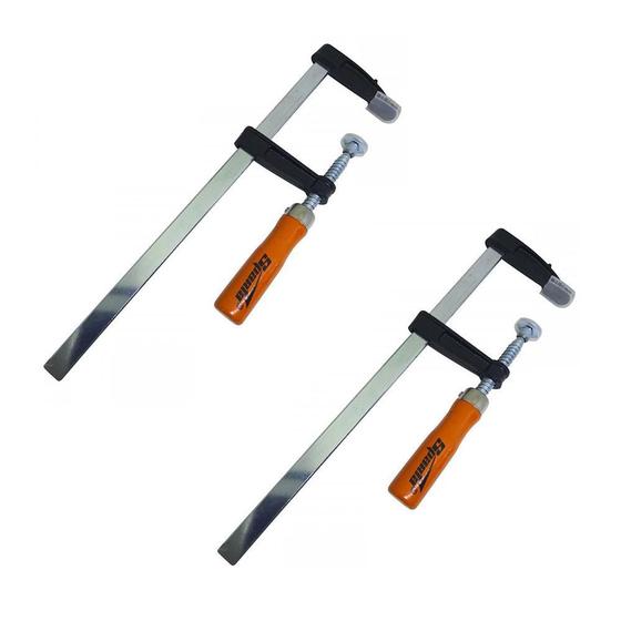 Kit Grampo Sargento Tipo F 2 Com Peças 800X120X865Mm Sparta Menor preço em Kit Grampo Sargento Tipo F 2 Com Peças 800X120X865Mm Sparta