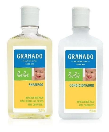 Kit Granado bebê Tradicional Shampoo+Condicionador 250ml - Kit Shampoo ...