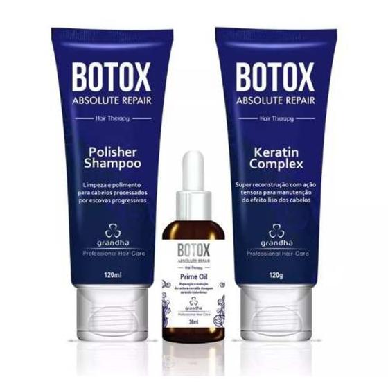 Imagem de Kit Grandha Botox Absolute Repair Therapy Pós Progressiva