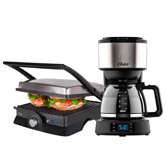 Kit Grill Inox e Cafeteira Day Light Programável Oster é boa?