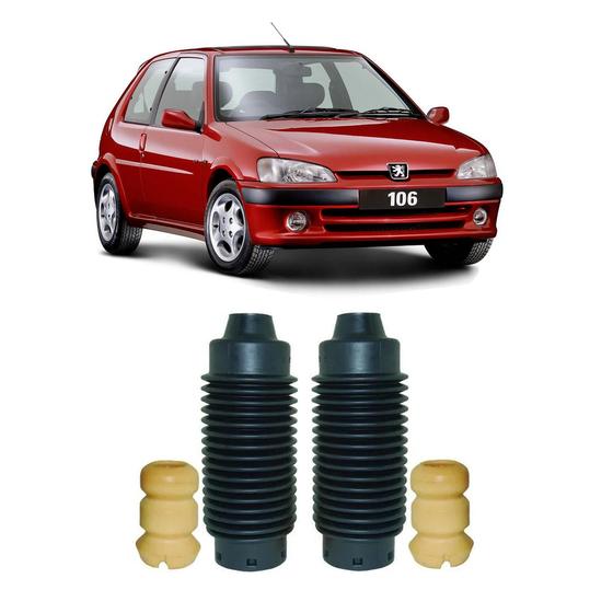 Imagem de Kit Guarda Pó Batente Dianteiro Peugeot 106 1999 2000 2001