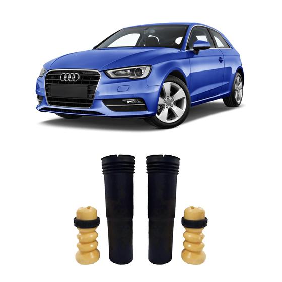 Imagem de Kit Guarda Pó + Batente Haste Traseira Audi A3 2013 A 2020