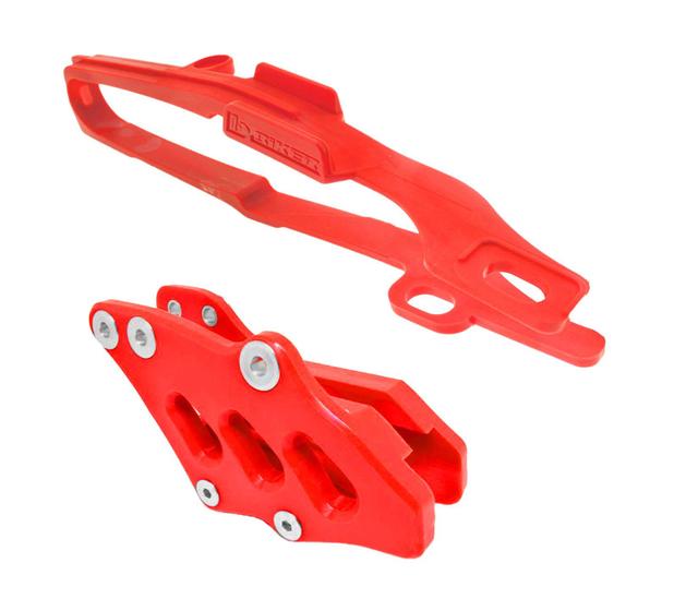 Imagem de Kit Guia de Corrente Dianteiro Traseiro Biker Crf 250r 10/13 Crf 450r 09/12