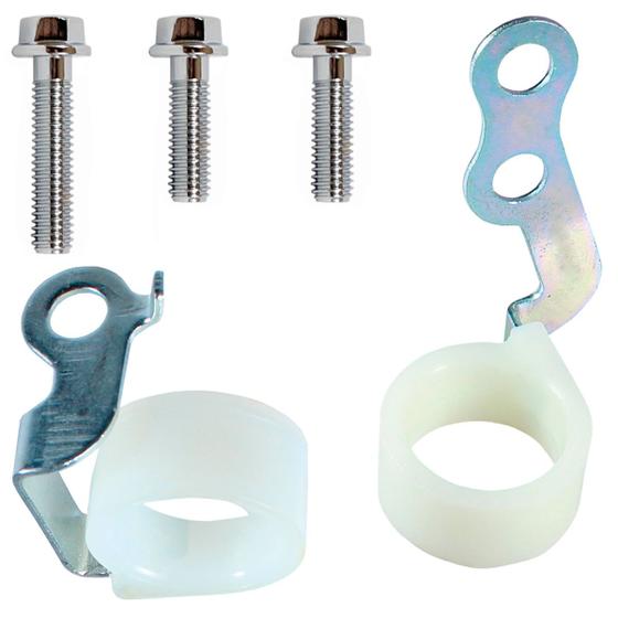 Kit guia do cabo de freio superior inferior NXR125 NXR150 Bros 2003 a 2015 com parafusos Menor preço em Kit guia do cabo de freio superior inferior NXR125 NXR150 Bros 2003 a 2015 com parafusos