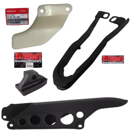 Imagem de Kit Guia E Capa Corrente Transmissão Xr 250 Tornado/ Xre 300