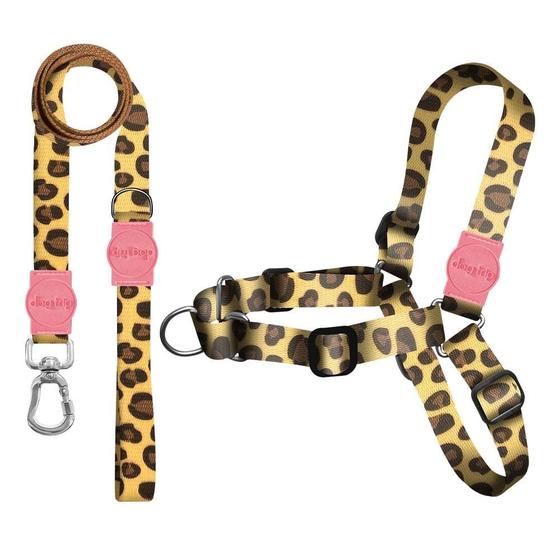 Imagem de Kit Guia Premium + Peitoral Antipuxão Dog Trip Brasil Guma para Cães - Tam. PP