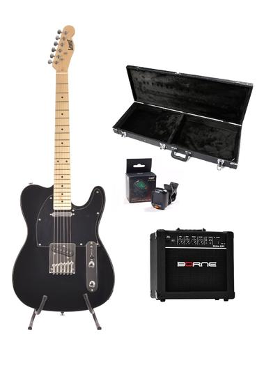 Imagem de Kit guitarra  land telecaster l-t1 bk/e + case + cubo g30 +  afinador