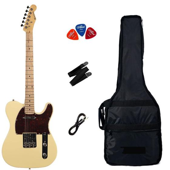 Imagem de Kit Guitarra Michael GM385N CR Cream