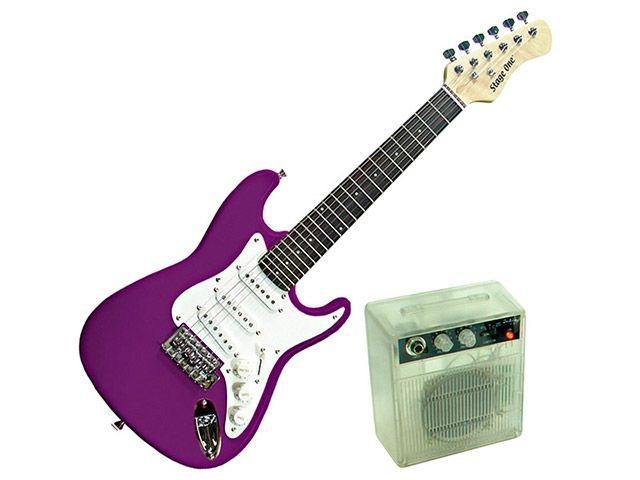 Imagem de Kit Guitarra Strato Infantil Stage One Mini Guitar