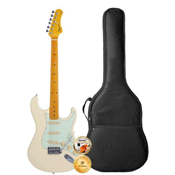 Kit Guitarra Stratocaster Tagima TG-530 Olympic White Capa