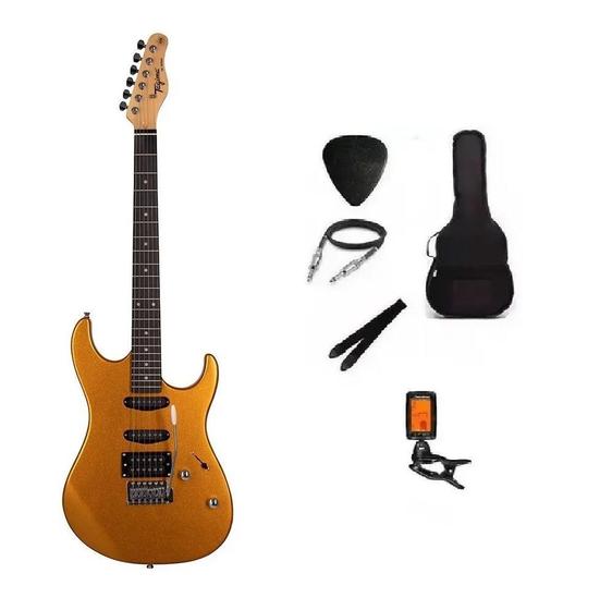 Imagem de Kit Guitarra Tagima serie TW TG510 Dourada