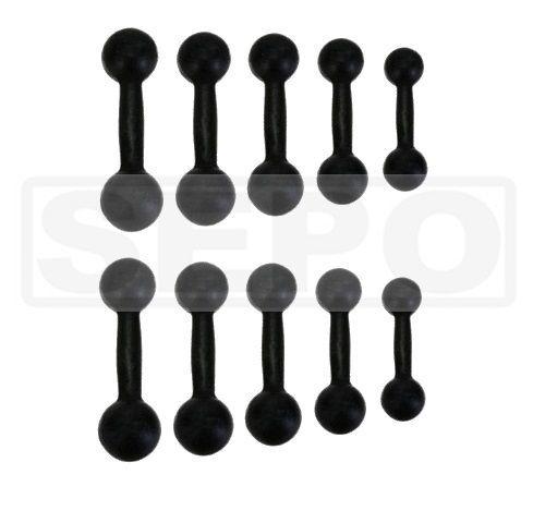 Kit Halteres de Ferro Fundido - 10 Peças Menor preço em Kit Halteres de Ferro Fundido - 10 Peças