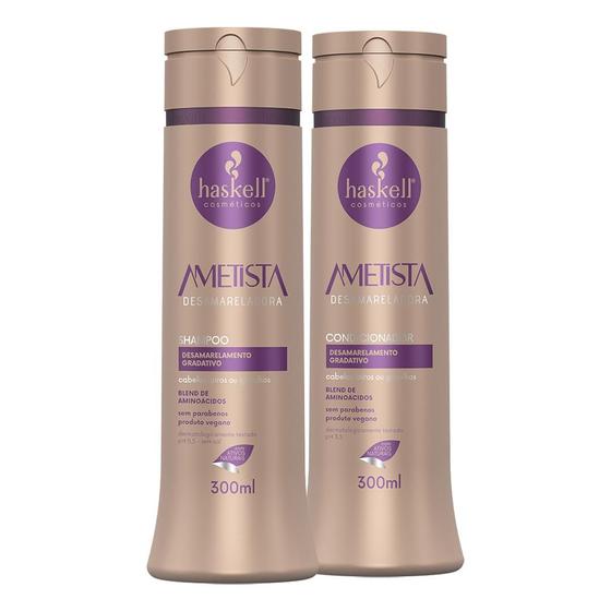 Imagem de Kit Haskell Ametista Para cabelos loiros e grisalhos 300ml