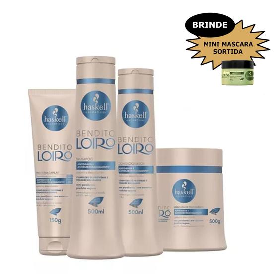 Imagem de Kit Haskell Bendito Loiro 500ml Mimo