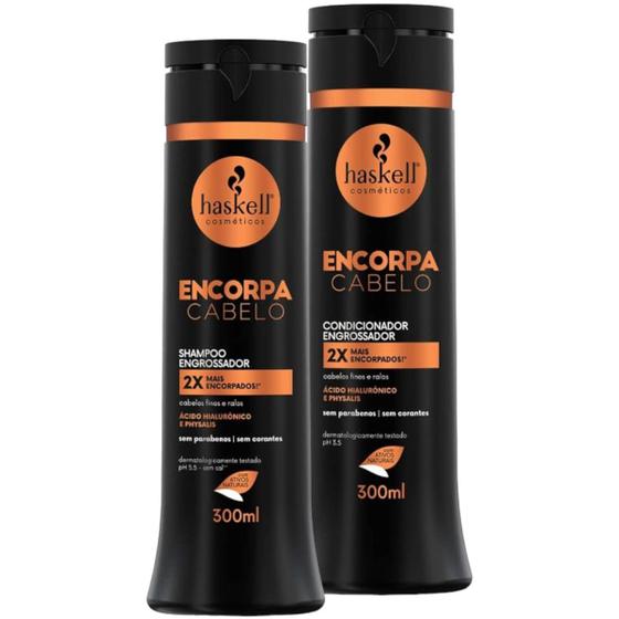 Imagem de Kit Haskell Encorpa Shampoo 300ML  + 1 Condicionador 300ML