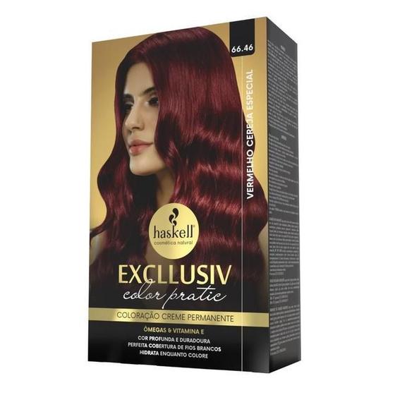 Imagem de Kit Haskell Excllusiv Color Pratic - 66.46 Vermelho Cereja