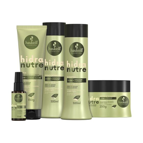 Imagem de Kit Haskell HidraNutre 300ml Hidratação e Nutrição Completo