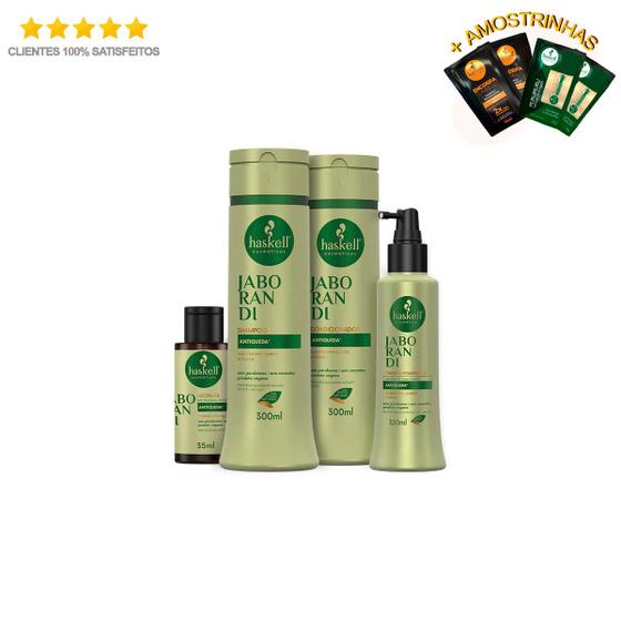 Imagem de Kit Haskell Jaborandi Antiqueda Completo (4 Produtos) P