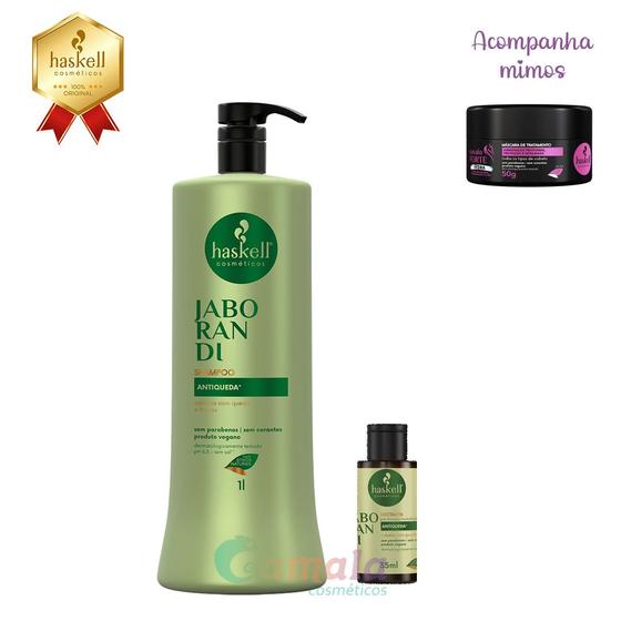 Imagem de Kit Haskell  Jaborandi Sh 1L e Nectavita 35ml