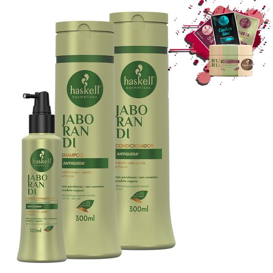 Imagem de Kit Haskell Jaborandi Sh Cond 300ml Tonico 120ml