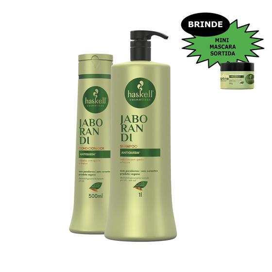 Imagem de Kit Haskell Jaborandi Shamp Litro Cond 500ml Mimo